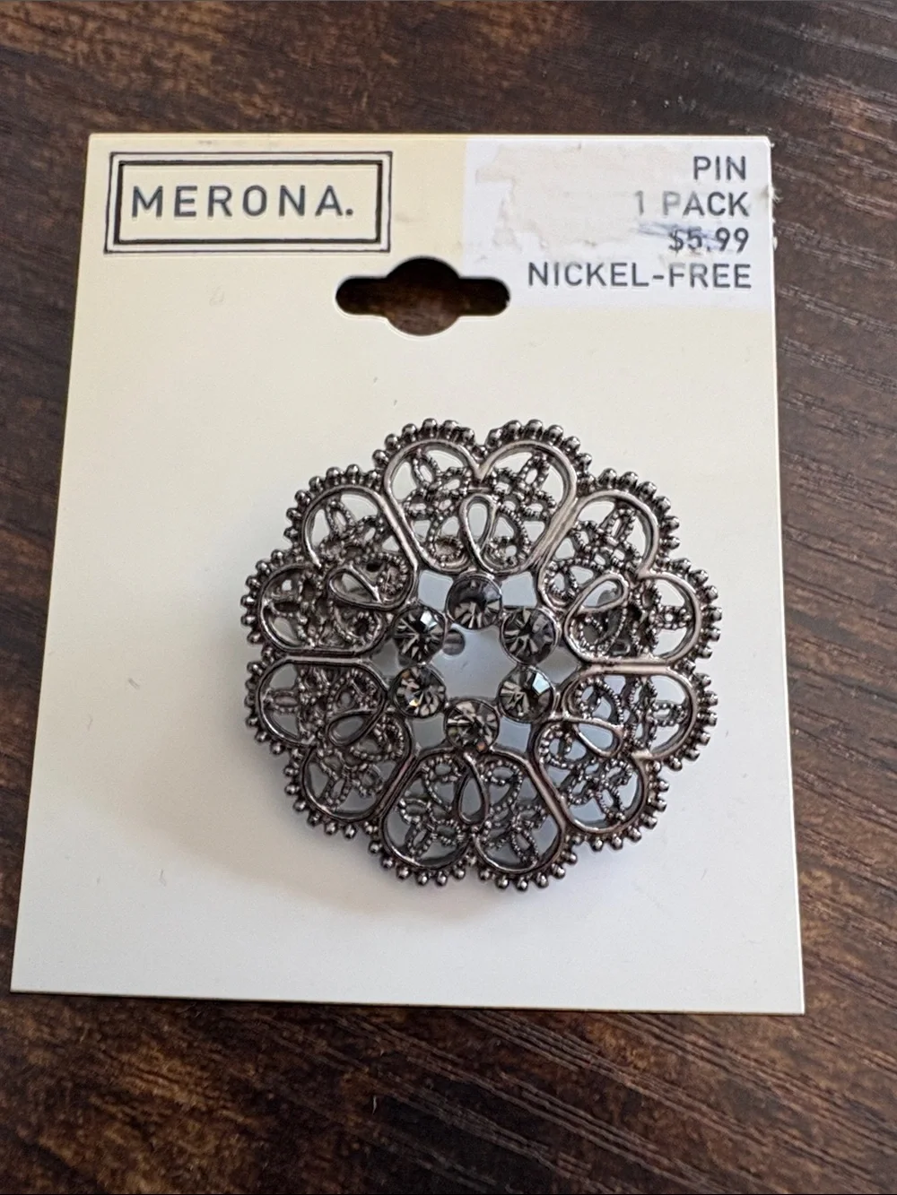 Merona Pin and Simply Vera Blue Double Strand Beaded Necklace